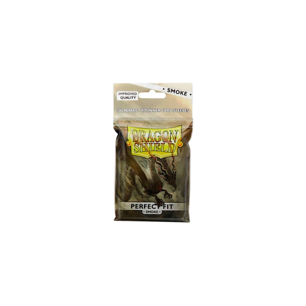 Dragon Shield Sleeves Prefect Fit Smoke 100Pz - 63X88 Sleeves