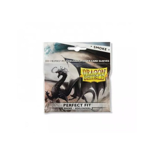 Dragon Shield Sleeves Prefect Fit Smoke Side Loader 100Pz - 63X88 Sleeves