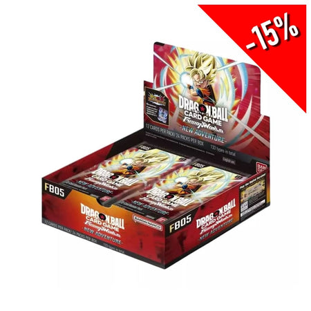 Dragon Ball Super Tcg - Fusion World New Adventure Fb05 Booster Display (24 Packs) – Eng Box
