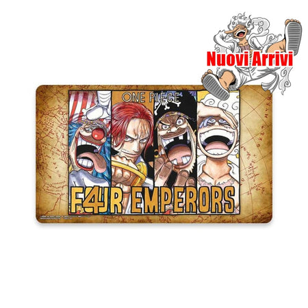 One Piece Card Game Four Emperors Official Playmat Limited Edition Vol.2 Tappetino e Porta mazzo