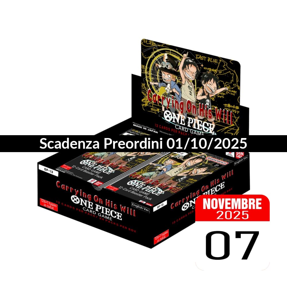 One Piece Card Game OP13 Carrying On His Will – EN BOX