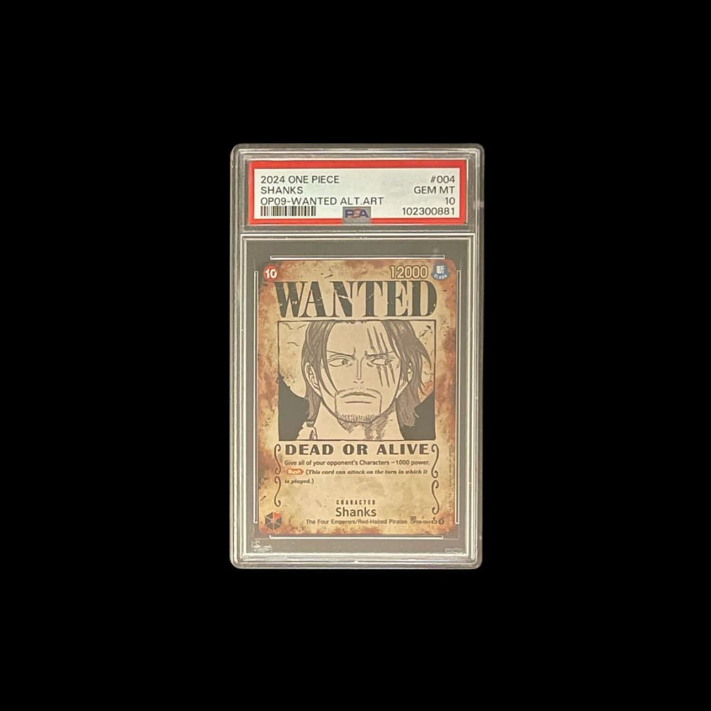 OP09-004 Shanks (ENGLISH) - PSA10 GRADING