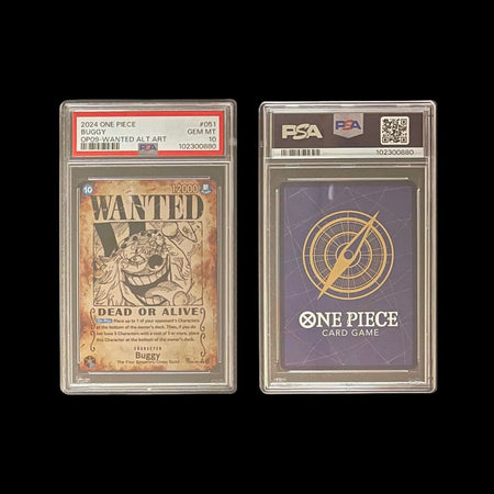 OP09-091 Buggy AA WANTED (ENGLISH) - PSA10 GRADING