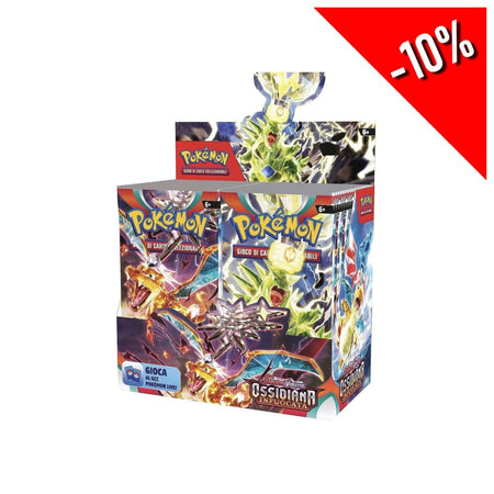 Pokémon Scarlatto & Violetto Ossidiana Infuocata Display 36 Buste - ITALIANO BOX