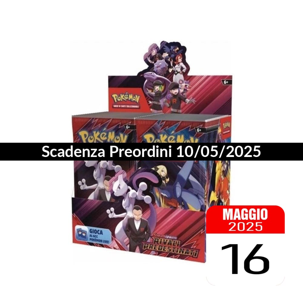 Pokémon Scarlatto & Violetto Rivali Predestinati Display 36 Buste - ITALIANO BOX 36